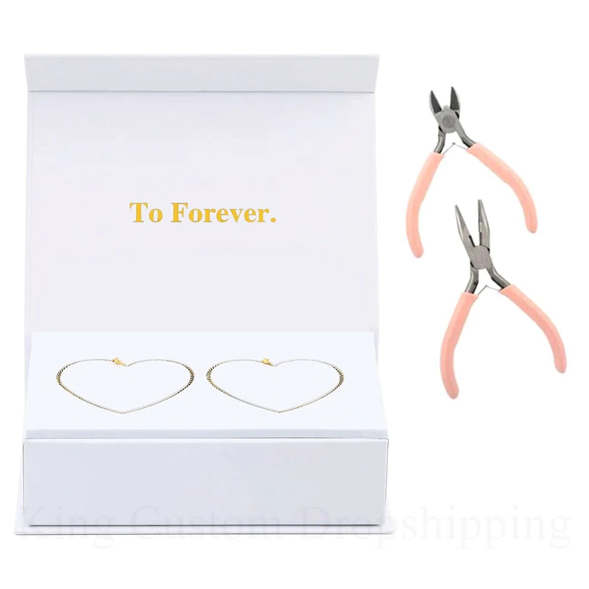 2025 New Permanent Eternal Bracelet Couple Jewelry Do it Yourself Fashion Bracelet Kit Valentine's Gift for Lover.